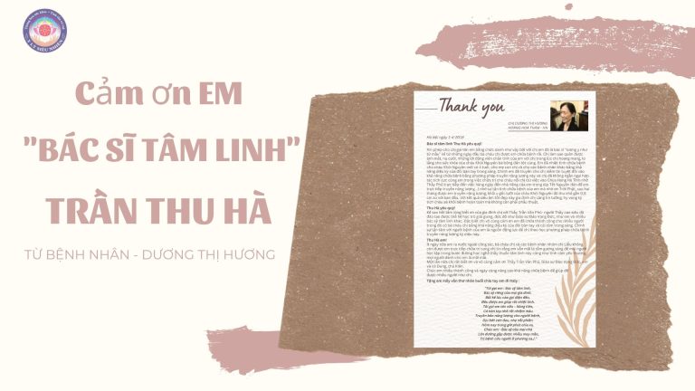 “Tôi gọi em – BÁC SĨ TÂM LINH” – Bức thư xúc động của BN gửi chị Trần Thu Hà